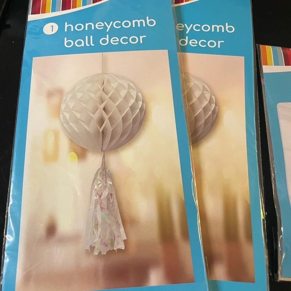 Unicorn Balloon Party Kit with Honeycomb Decor
